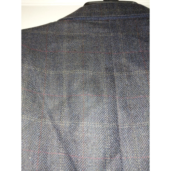 Lauren Ralph Lauren Sport Coat Blazer Suit Jacket Size 42L Wool 2 Button Gray - Picture 5 of 8